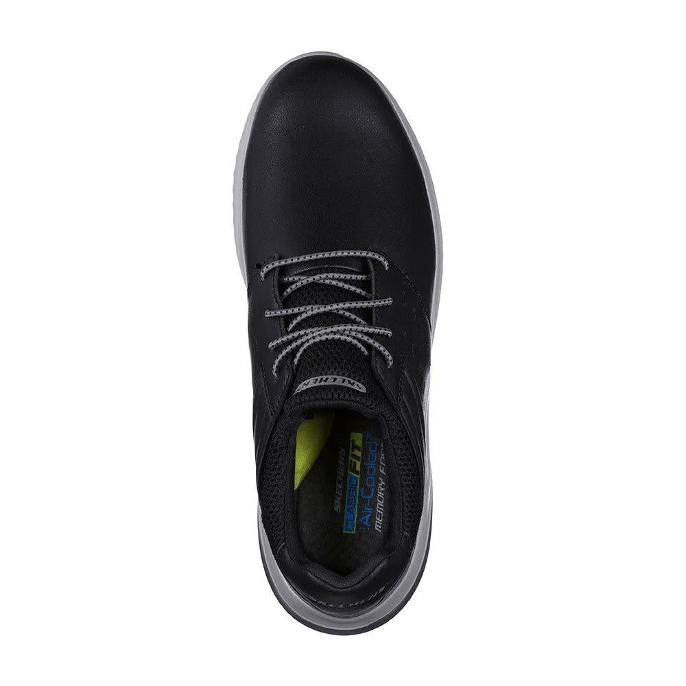 Skechers Men's Delson 3.0 Ezra Sneaker Fit Shoes in Black 7 to 13