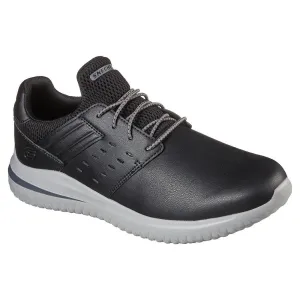 Skechers Men's Delson 3.0 Ezra Sneaker Fit Shoes in Black 7 to 13