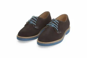 Soul 36 Gracie 69 Brown Suede Lace Up Oxfords Lace Up Color Sole Fashion Dress Shoes
