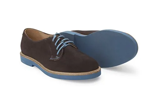 Soul 36 Gracie 69 Brown Suede Lace Up Oxfords Lace Up Color Sole Fashion Dress Shoes
