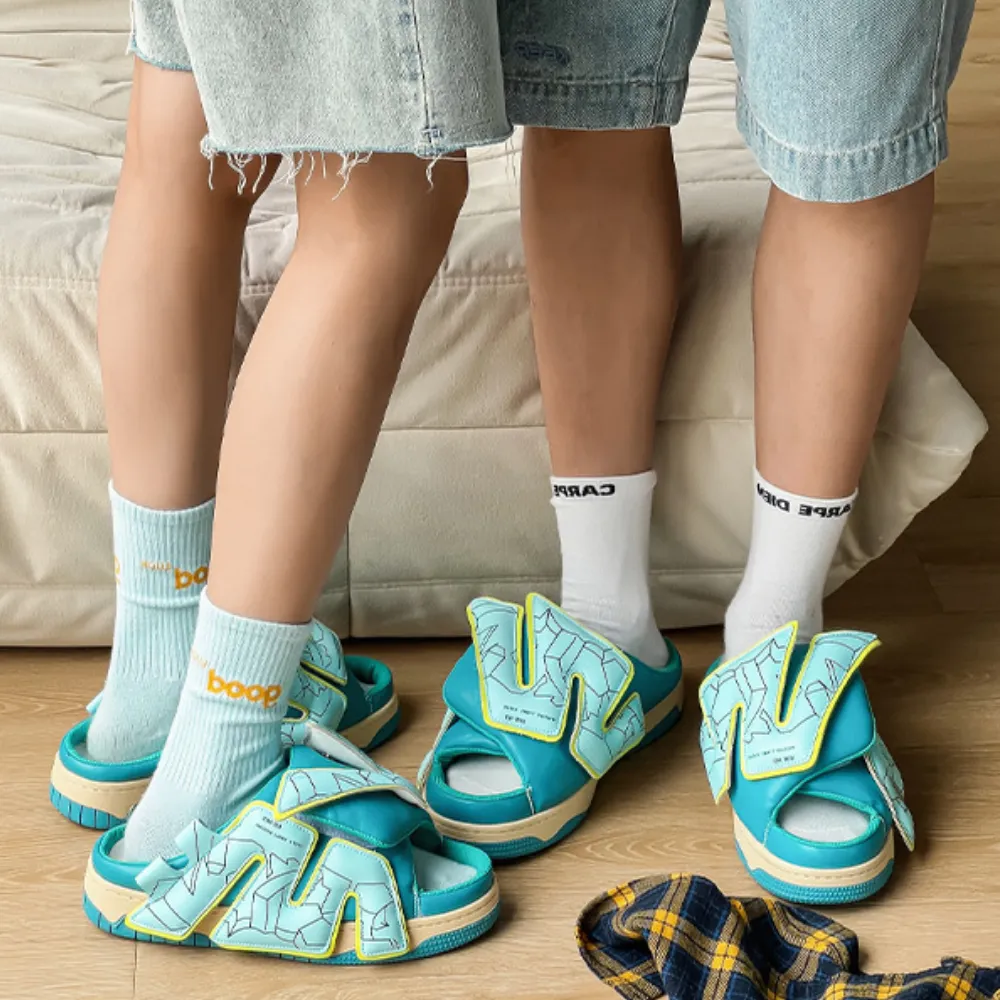 Summer Street Bread Patchwork Slippers