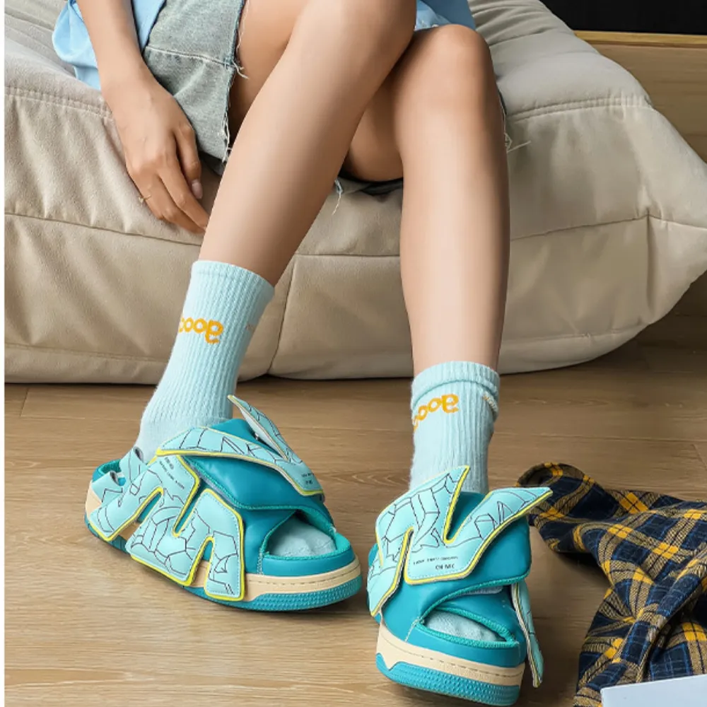 Summer Street Bread Patchwork Slippers