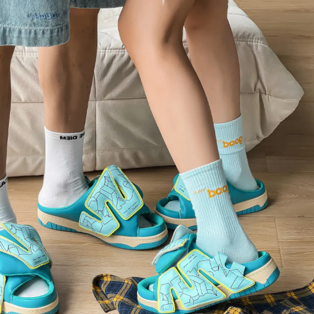 Summer Street Bread Patchwork Slippers