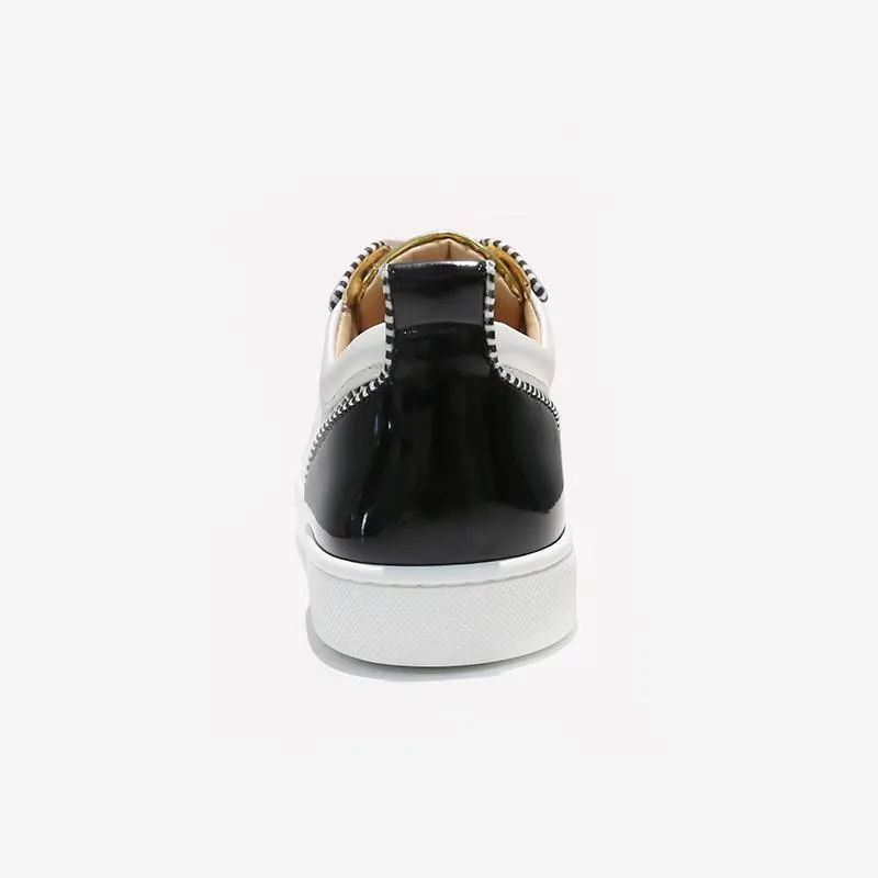 Vibrant Patterned Low-Top Sneakers