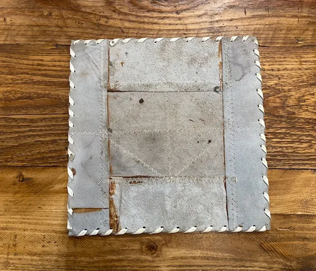 Vintage  Cowhide Patchwork Table Place Mat  #6344