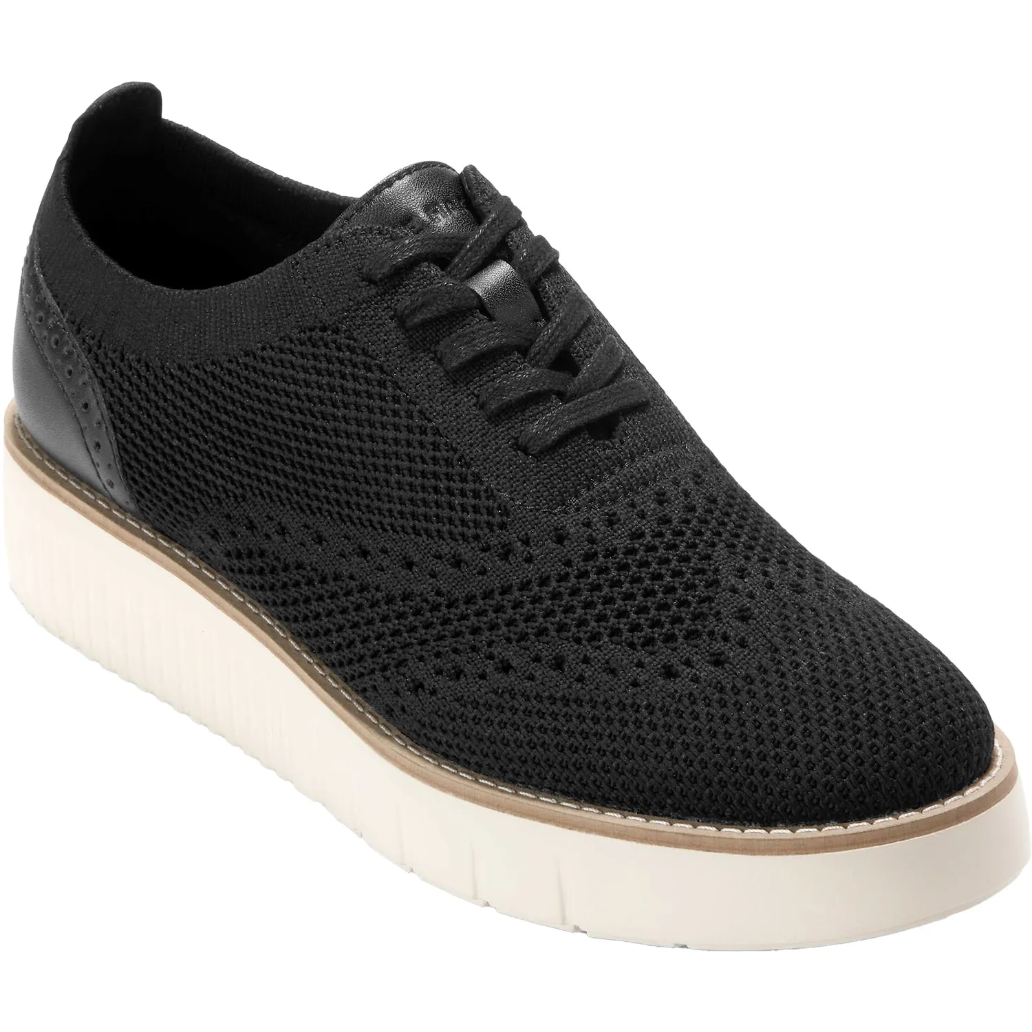 Women's Grand City Platform Stitchlight Oxford Black Knit