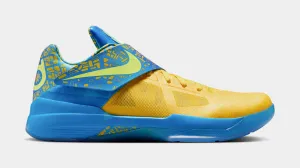 Zoom KD 4 Scoring Title Mens Basketball Shoes (Photo Blue/Lemon Twist/Tour Yellow)